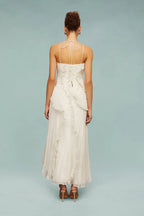 LIDIA | Vestido con volantes en espiral
