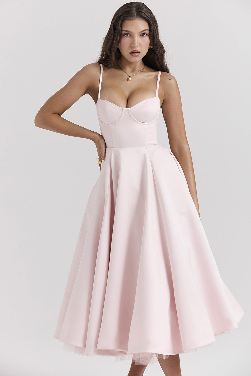 JULIA | Vestido midi romántico de verano