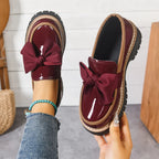 Mocasines Bowknot brillantes