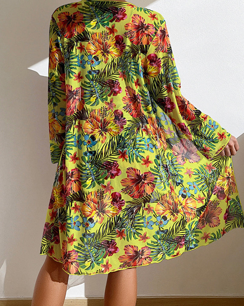 BIKINI CON FALDA DE FLORES GLENDA