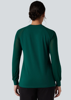 BLUSA CON CUELLO REDONDO