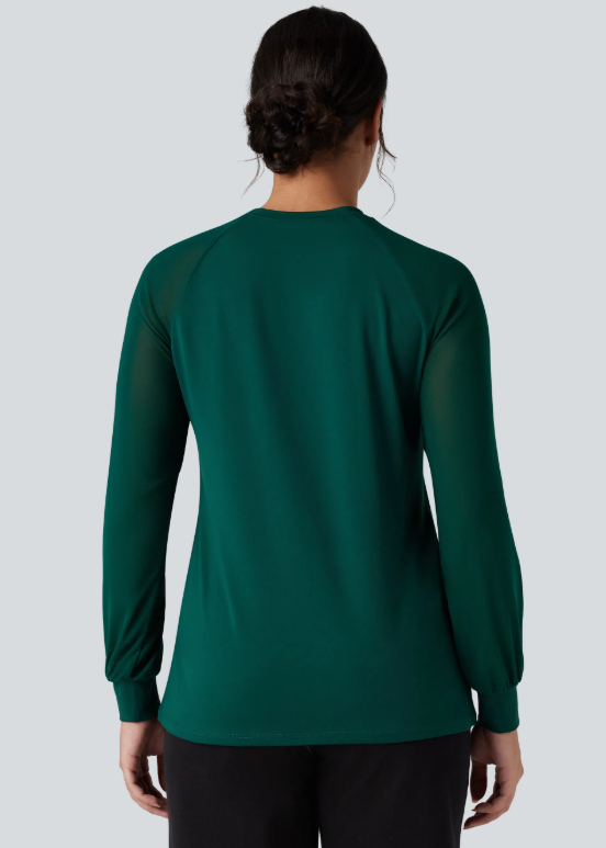 BLUSA CON CUELLO REDONDO