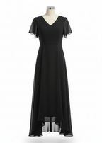 CAROLINA | VESTIDO MIDI CON CUELLO EN V