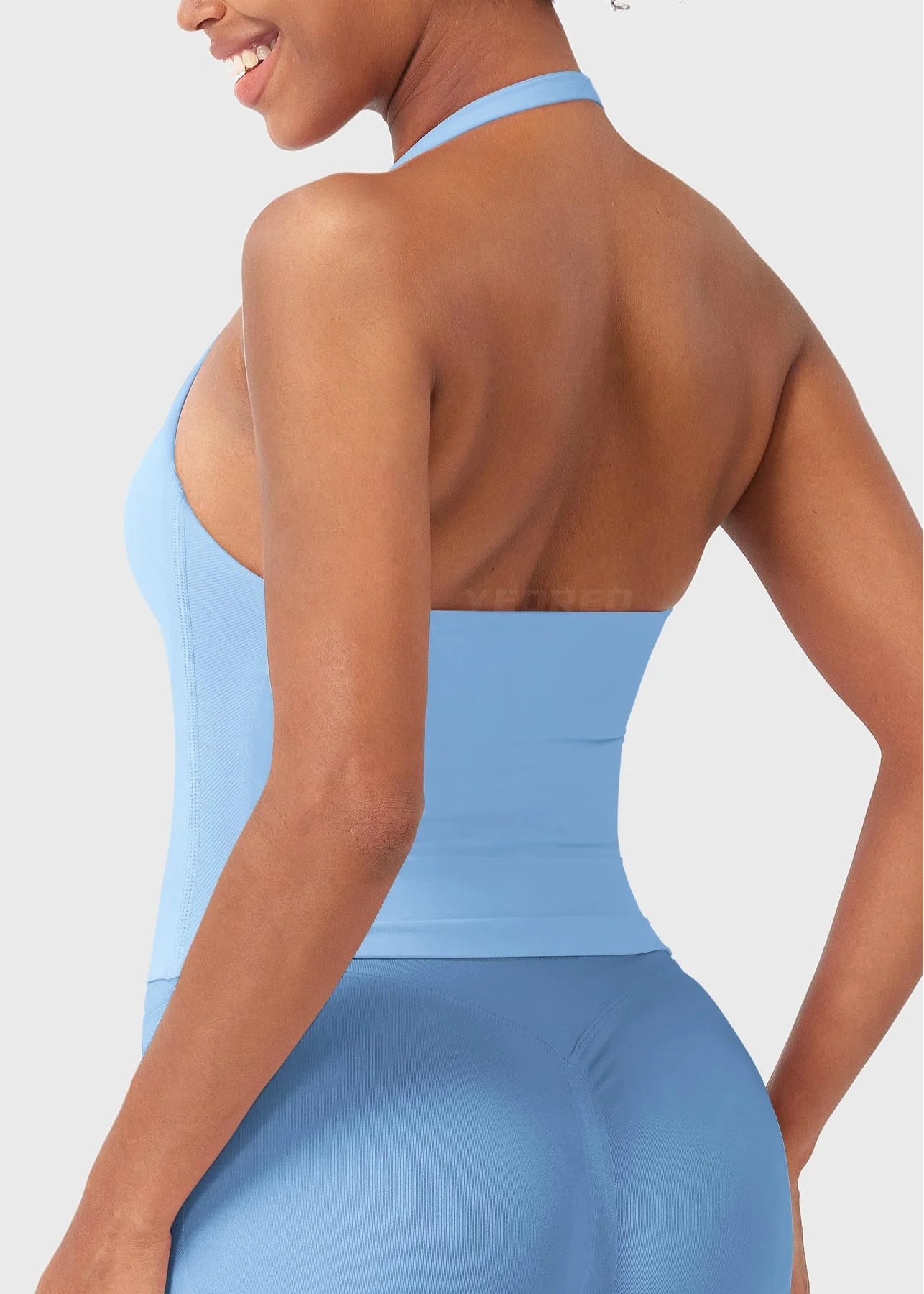 CAMISETA SPORT SIN MANGAS CON CUELLO HALTER