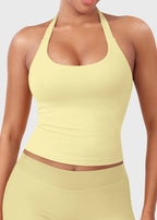 CAMISETA SPORT SIN MANGAS CON CUELLO HALTER