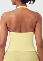 CAMISETA SPORT SIN MANGAS CON CUELLO HALTER