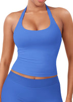 CAMISETA SPORT SIN MANGAS CON CUELLO HALTER