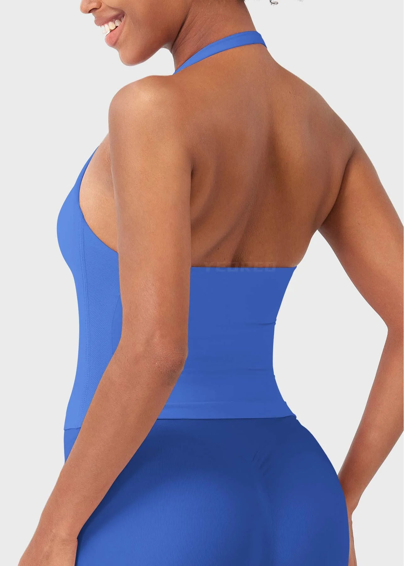 CAMISETA SPORT SIN MANGAS CON CUELLO HALTER