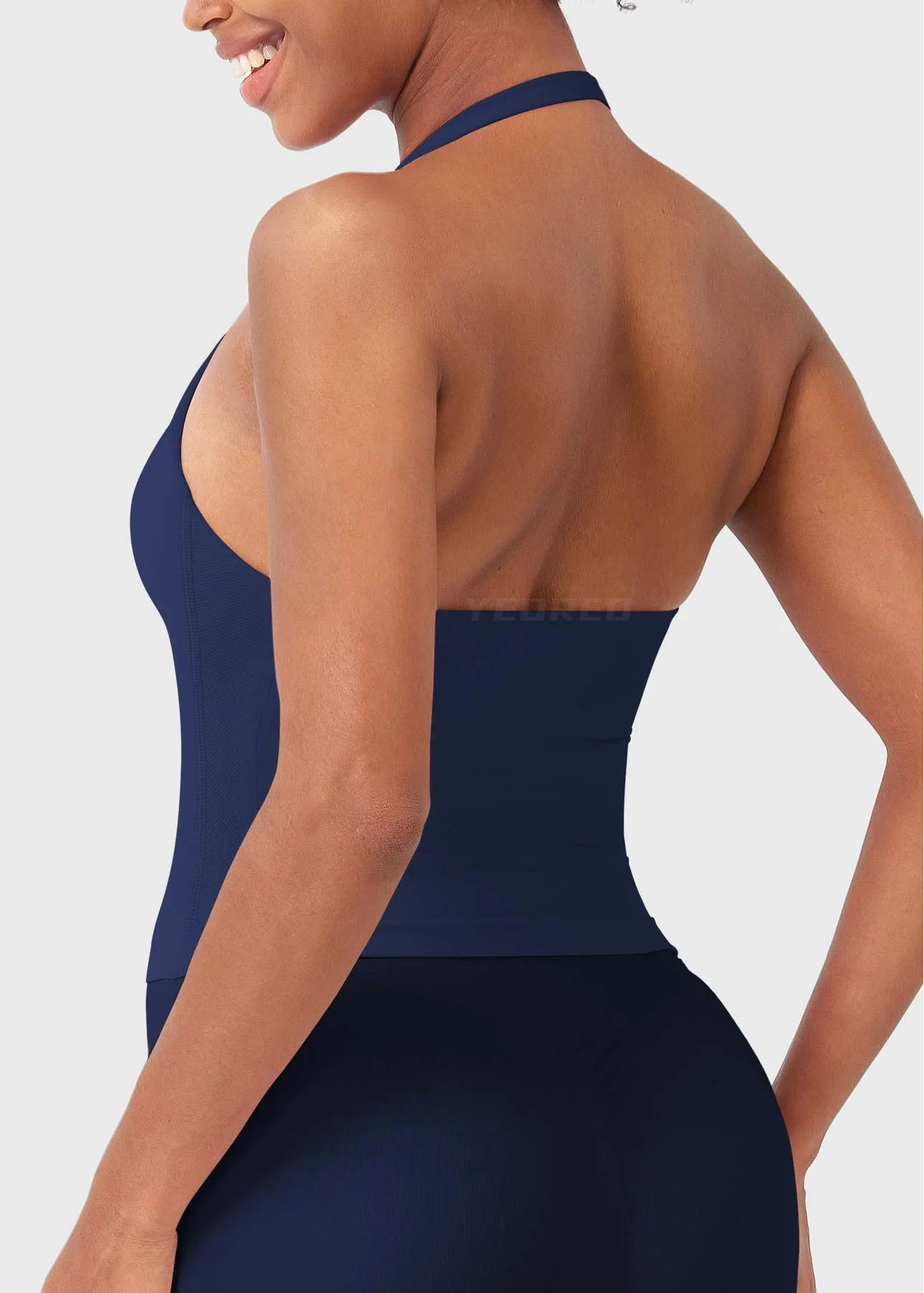 CAMISETA SPORT SIN MANGAS CON CUELLO HALTER