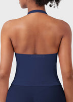 CAMISETA SPORT SIN MANGAS CON CUELLO HALTER