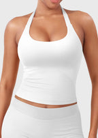 CAMISETA SPORT SIN MANGAS CON CUELLO HALTER