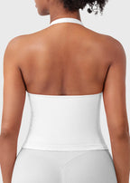 CAMISETA SPORT SIN MANGAS CON CUELLO HALTER
