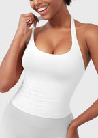 CAMISETA SPORT SIN MANGAS CON CUELLO HALTER
