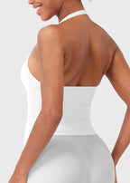 CAMISETA SPORT SIN MANGAS CON CUELLO HALTER
