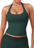 CAMISETA SPORT SIN MANGAS CON CUELLO HALTER
