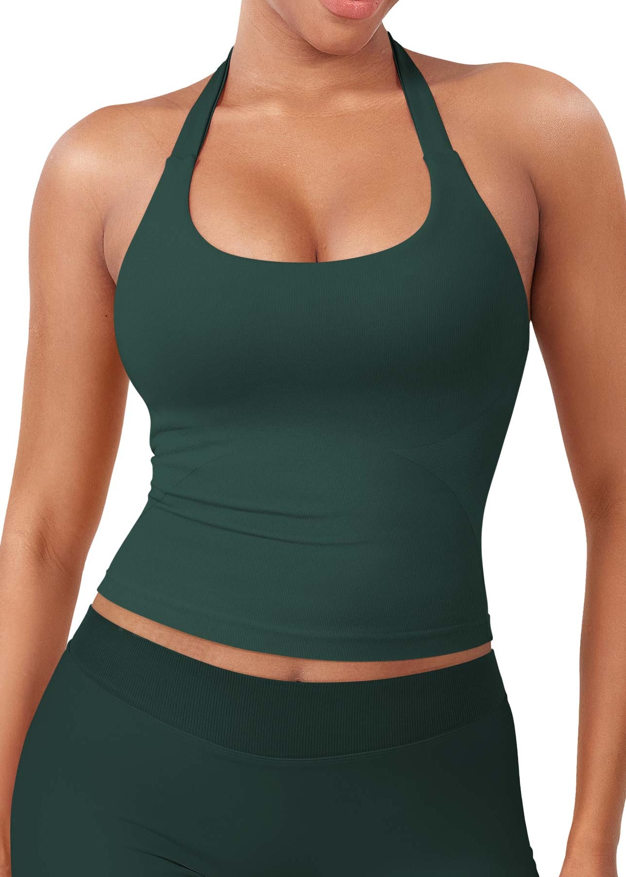 CAMISETA SPORT SIN MANGAS CON CUELLO HALTER