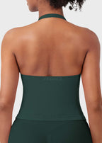 CAMISETA SPORT SIN MANGAS CON CUELLO HALTER