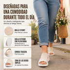 SANDALIAS CON PLATAFORMA DE PUNTO TRANSPIRABLE PARA MUJER