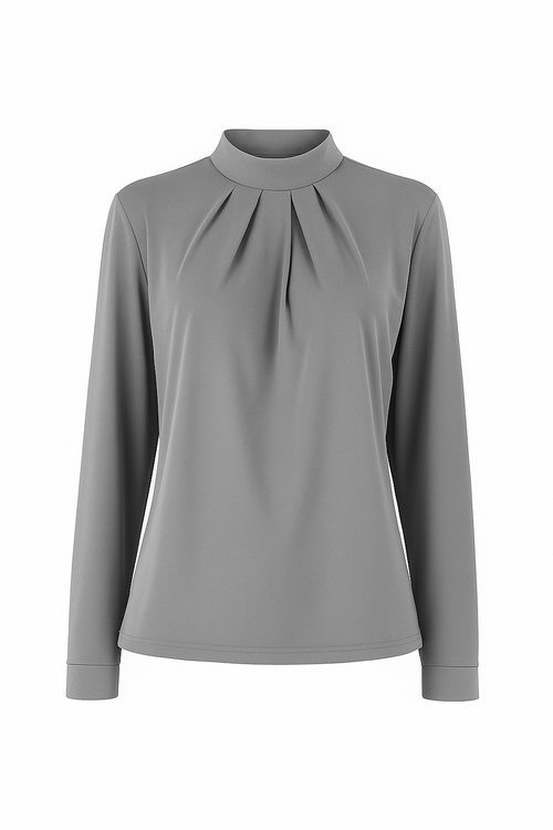 BLUSA CON CIERRE TRASERO