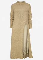 CONJUNTO DE VESTIDO CON ABERTURA LATERAL