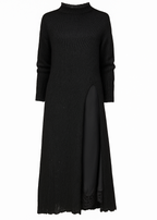 CONJUNTO DE VESTIDO CON ABERTURA LATERAL