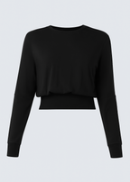 CAMISETA LARGA CON CUELLO REDONDO