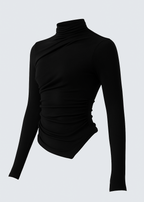 TOP DE CUELLO ALTO AJUSTADO