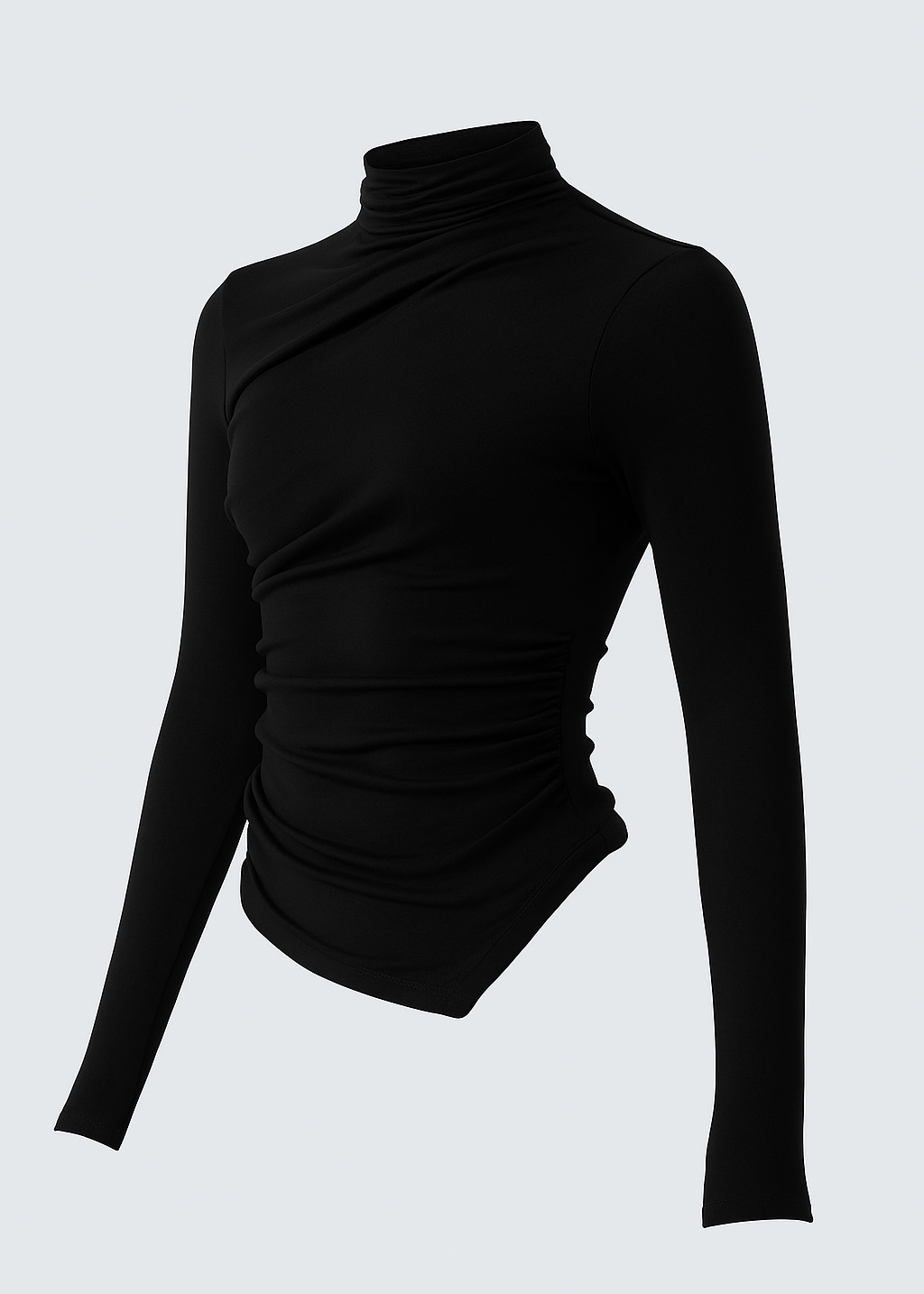 TOP DE CUELLO ALTO AJUSTADO