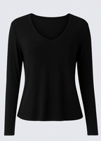 CAMISETA CUELLO V PARA MUJER