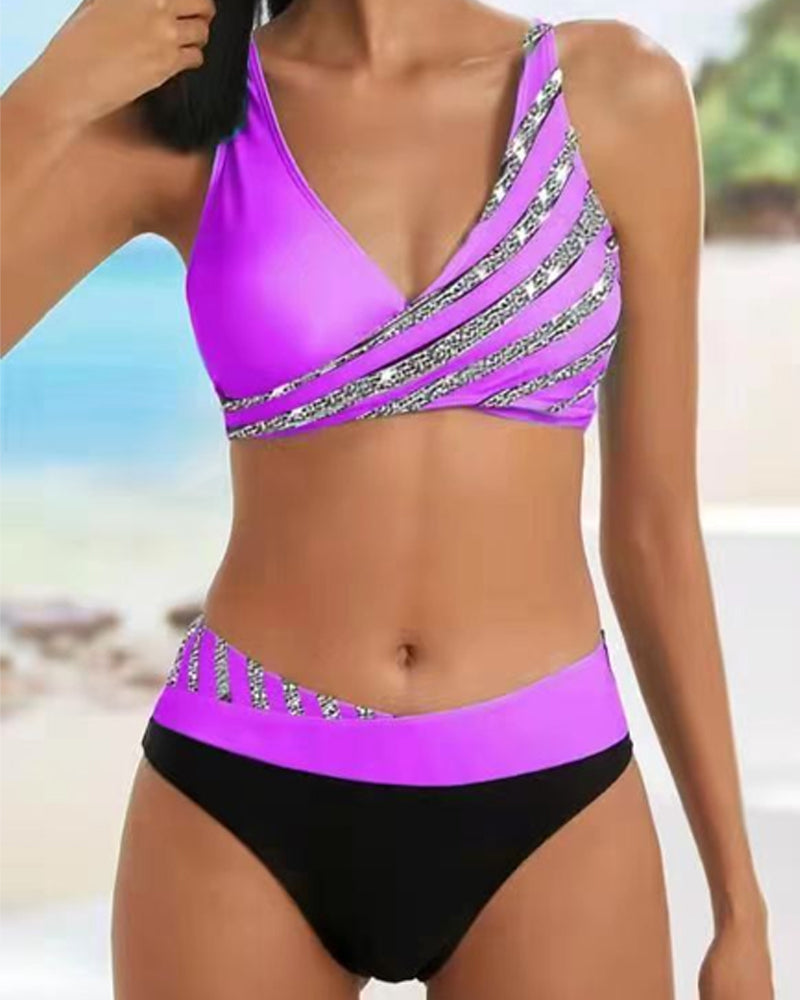 BIKINI ESTAMPADO EN TONOS CÁLIDOS MONA