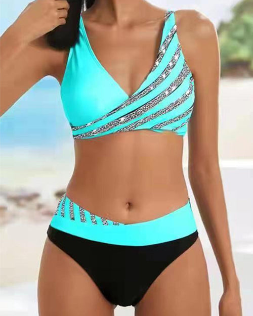 BIKINI ESTAMPADO EN TONOS CÁLIDOS MONA