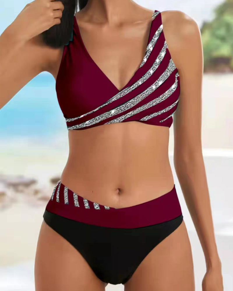 BIKINI ESTAMPADO EN TONOS CÁLIDOS MONA