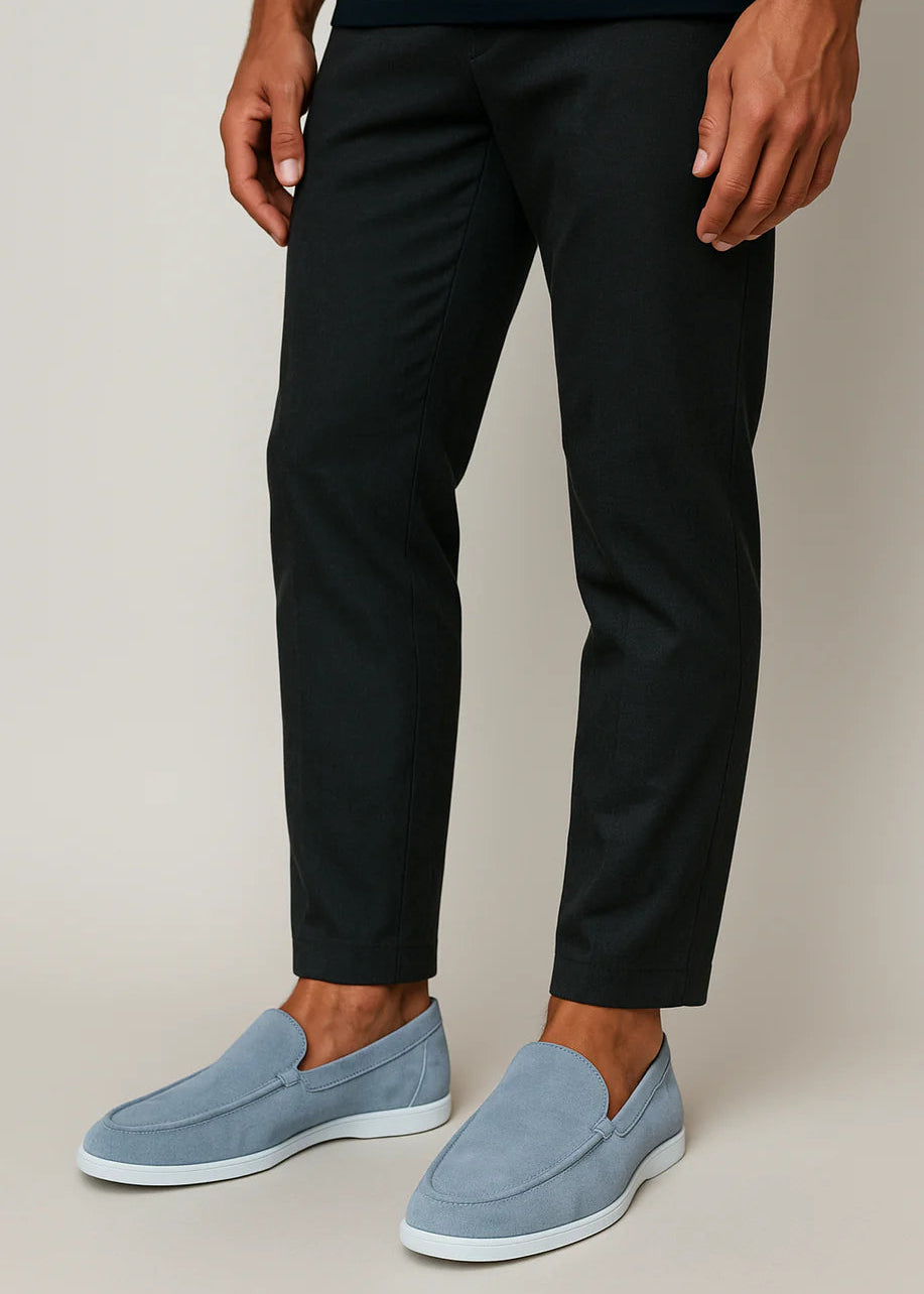ELEGANTES MOCASINES DE ANTE