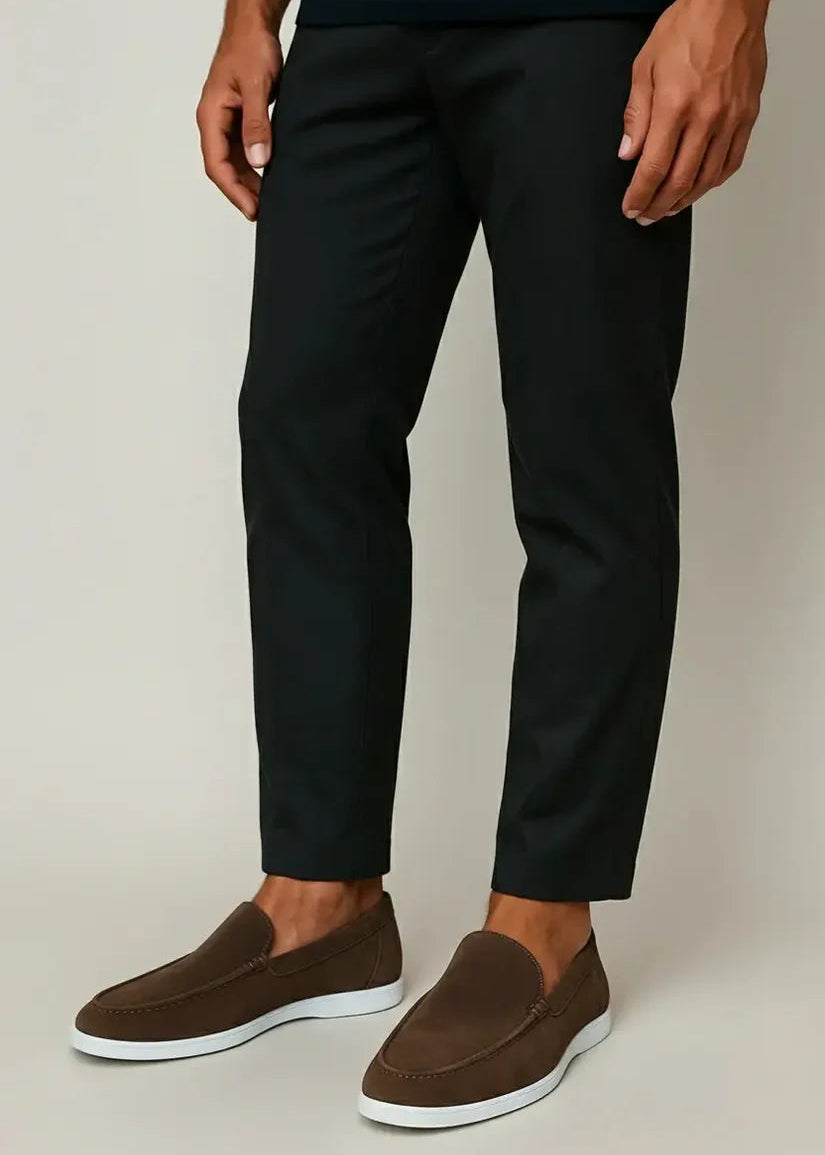 ELEGANTES MOCASINES DE ANTE