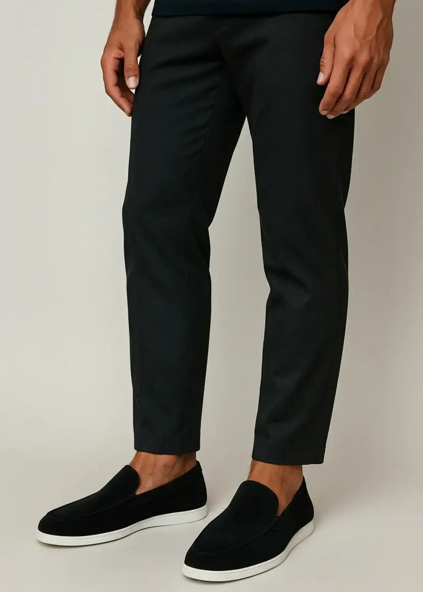 ELEGANTES MOCASINES DE ANTE