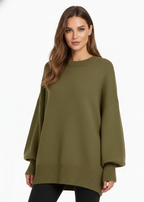 SUÉTER OVERSIZE DE LANA