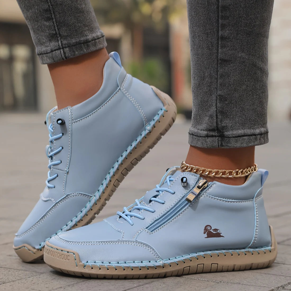 MILA – ZAPATILLAS ORTOPÉDICAS CÓMODAS CON CREMALLERA