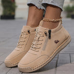 MILA – ZAPATILLAS ORTOPÉDICAS CÓMODAS CON CREMALLERA