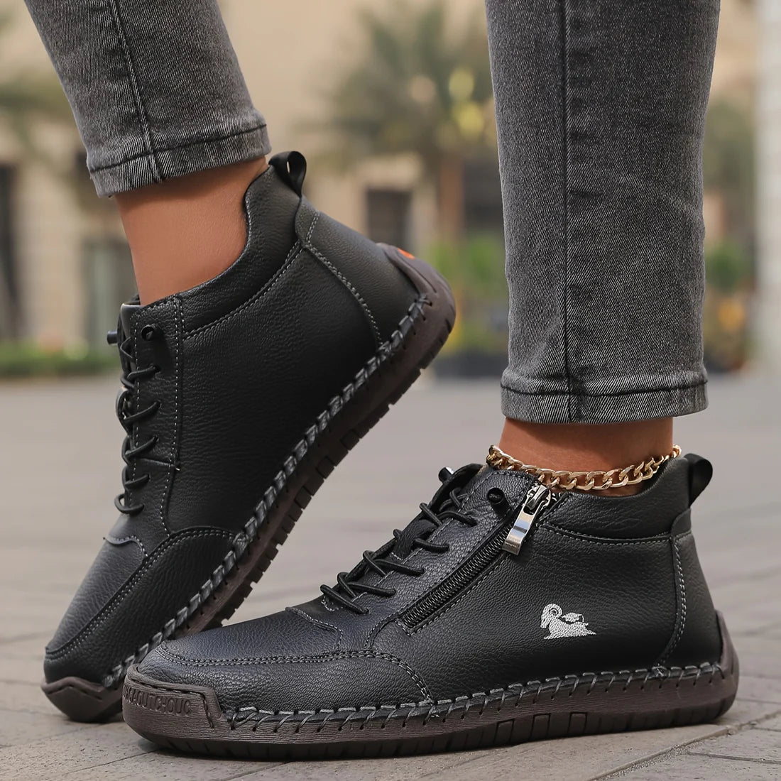 MILA – ZAPATILLAS ORTOPÉDICAS CÓMODAS CON CREMALLERA