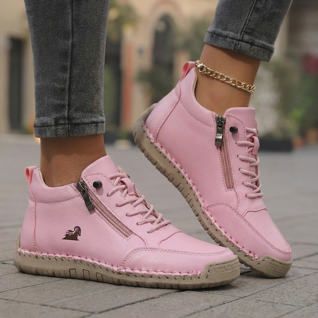 MILA – ZAPATILLAS ORTOPÉDICAS CÓMODAS CON CREMALLERA