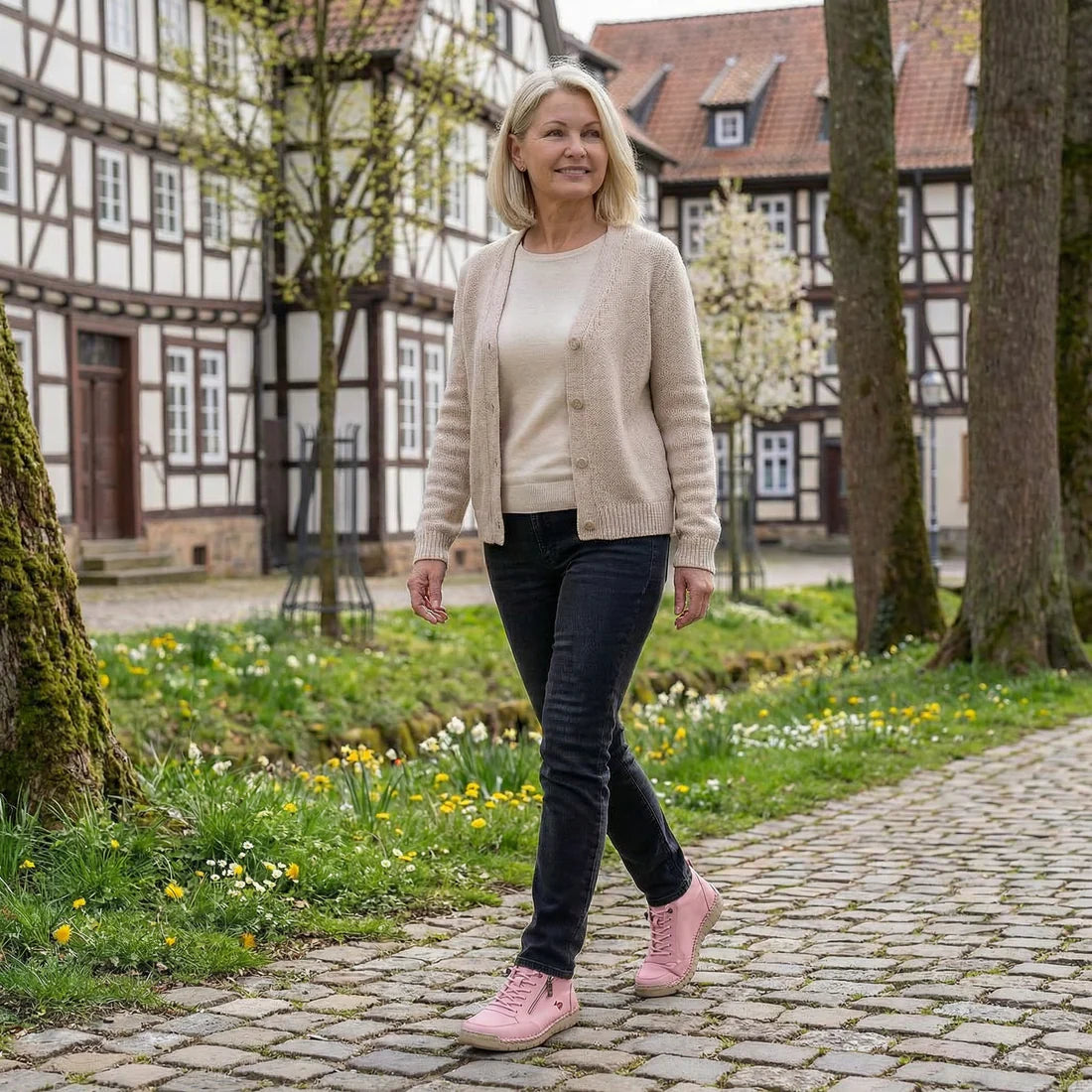 MILA – ZAPATILLAS ORTOPÉDICAS CÓMODAS CON CREMALLERA