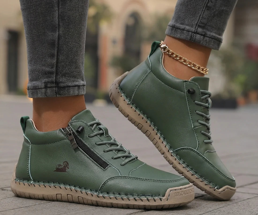 MILA – ZAPATILLAS ORTOPÉDICAS CÓMODAS CON CREMALLERA