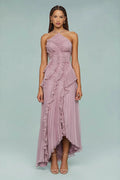LIDIA | Vestido con volantes en espiral