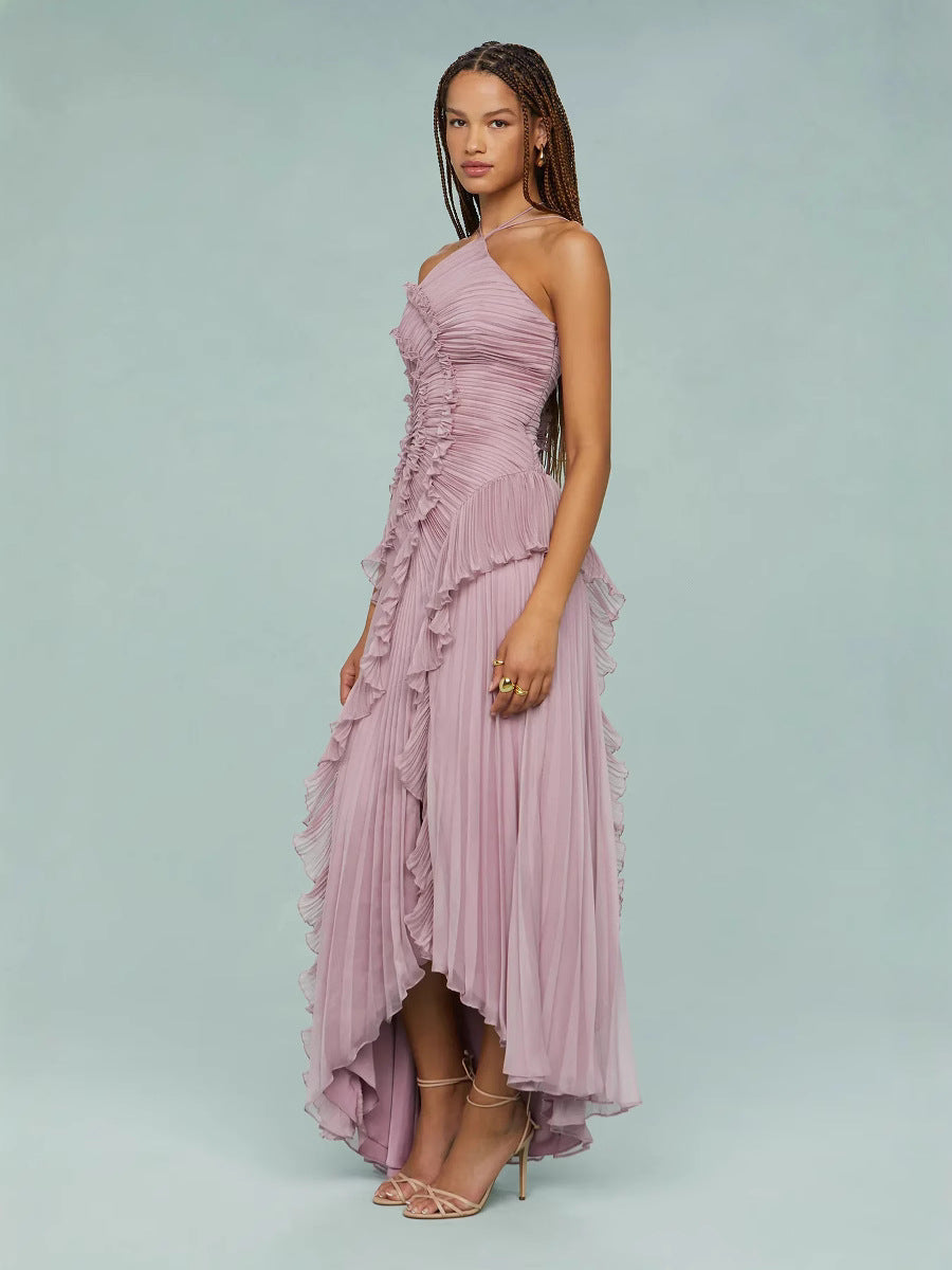 LIDIA | Vestido con volantes en espiral