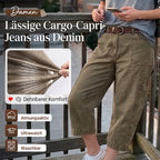 −50% por tiempo limitado⏰👖 | Pantalones capri cargo casuales para mujer: pantalones cómodos de 3/4 de largo con muchos bolsillos, perfectos para el día a día, viajes y verano ☀️