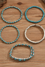 MAËLYS | PULSERA ELEGANTE DE VARIAS VUELTAS EN TURQUESA