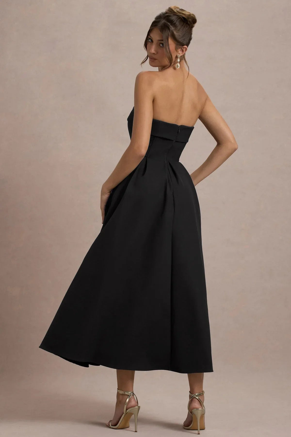 ALICIA | Vestido midi con escote