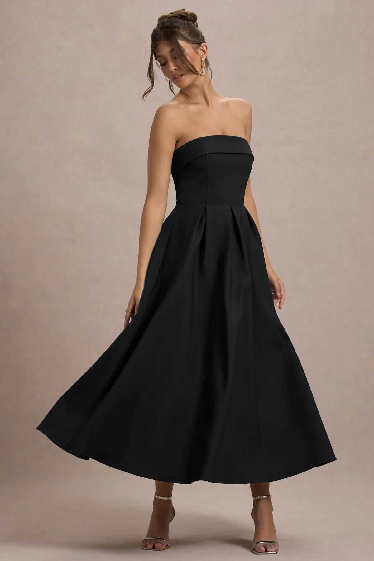 ALICIA | Vestido midi con escote