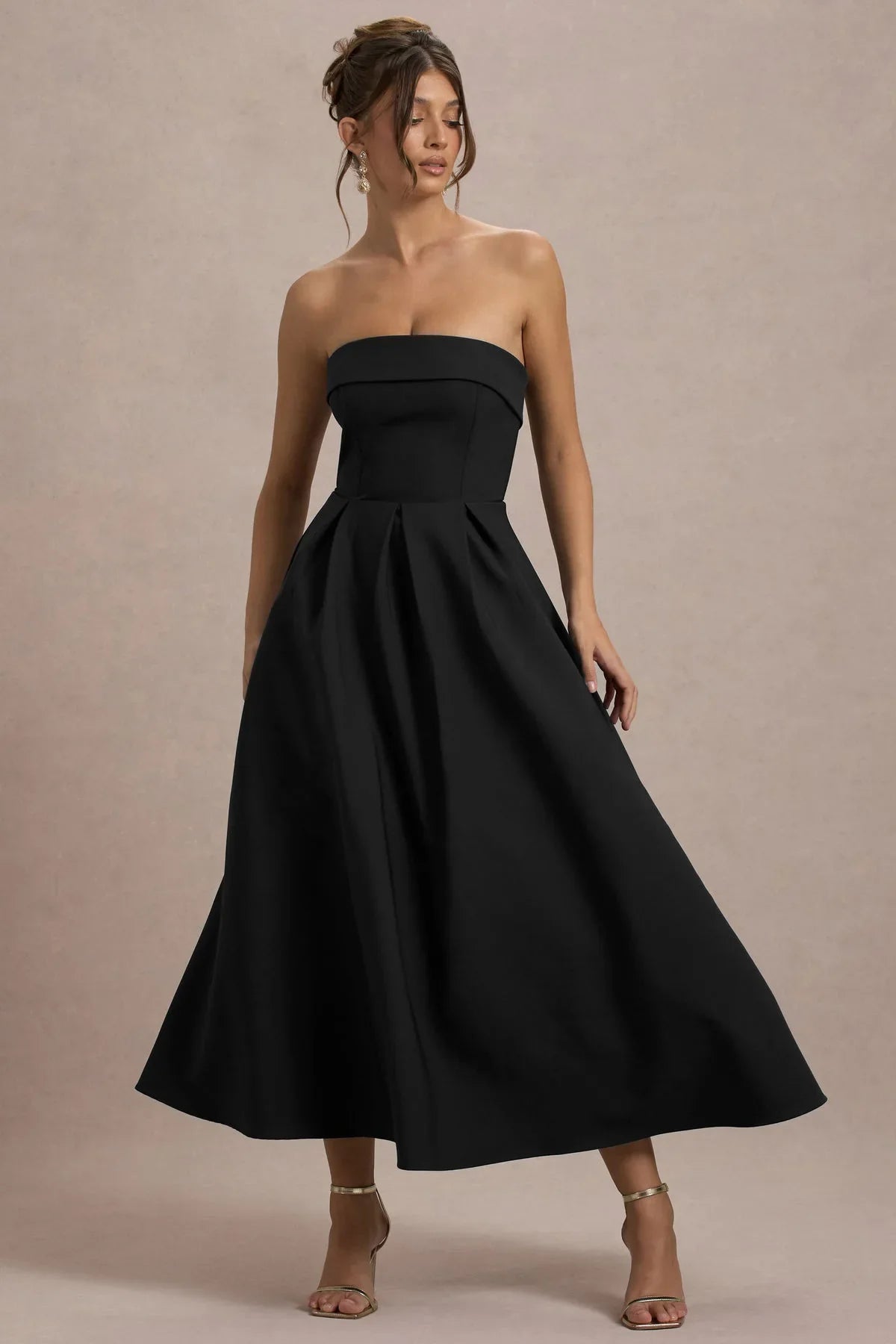 ALICIA | Vestido midi con escote