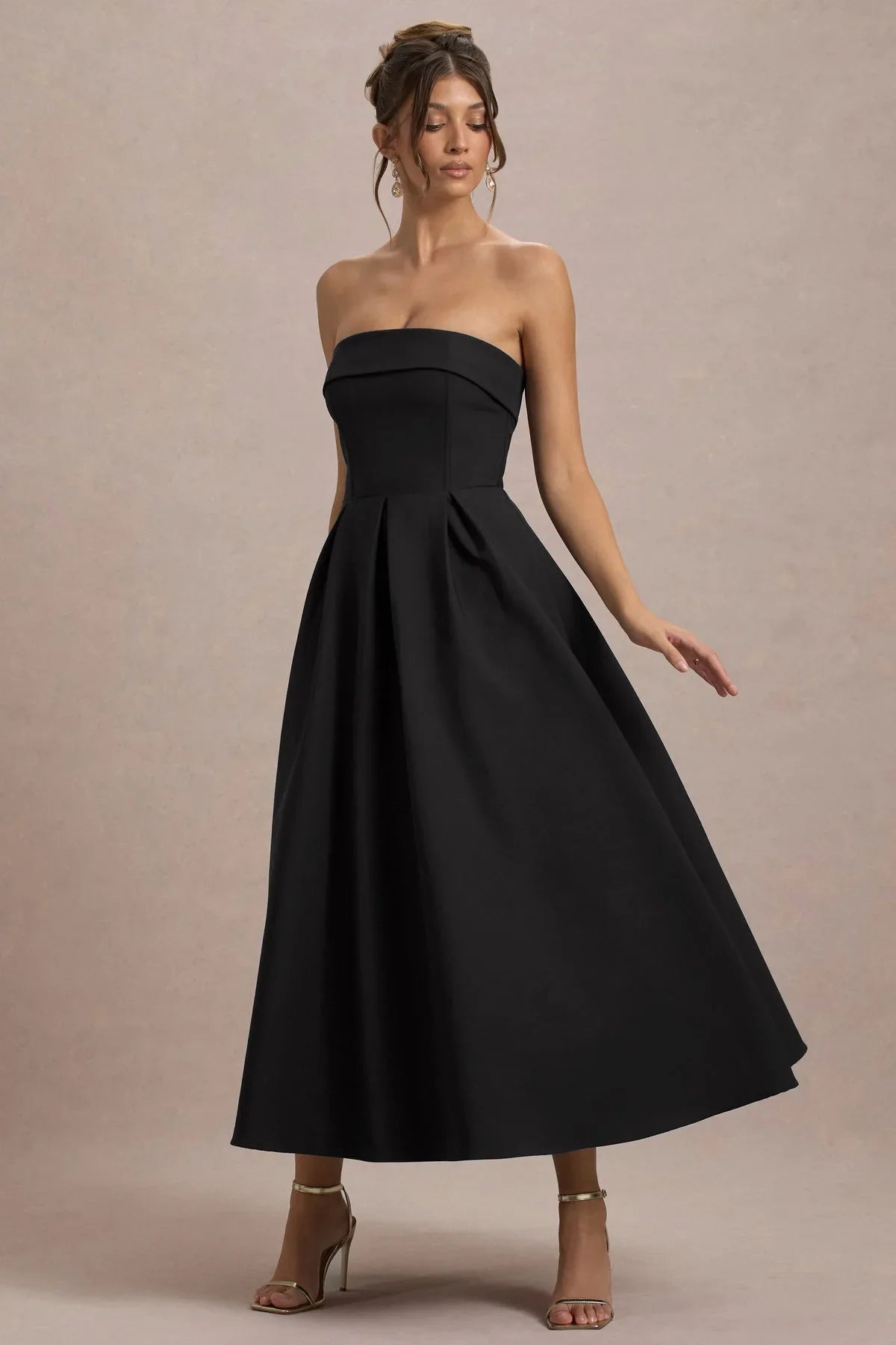 ALICIA | Vestido midi con escote